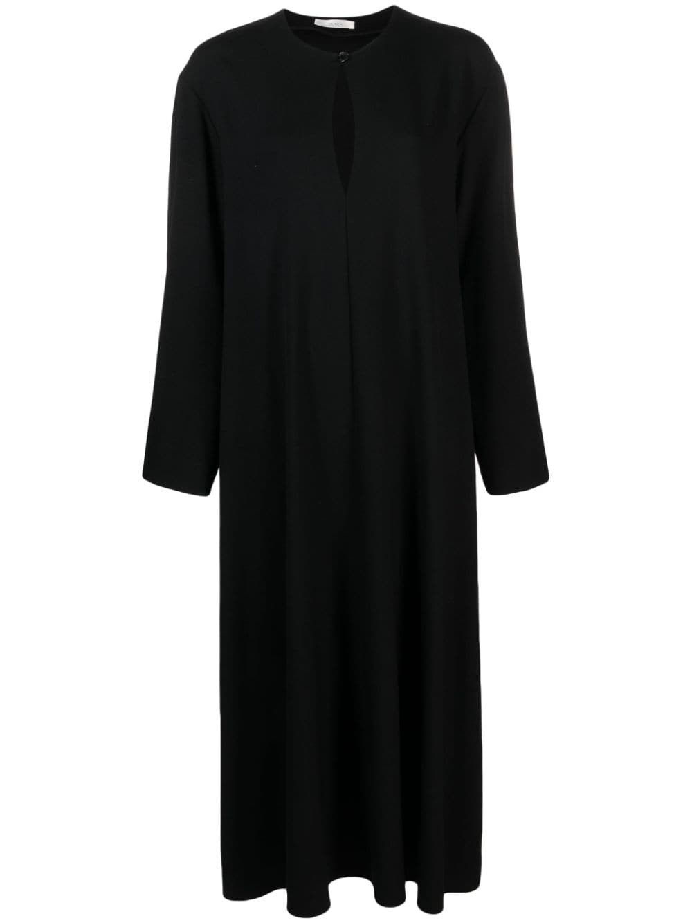 The Row round-neck wool dress - Black von The Row