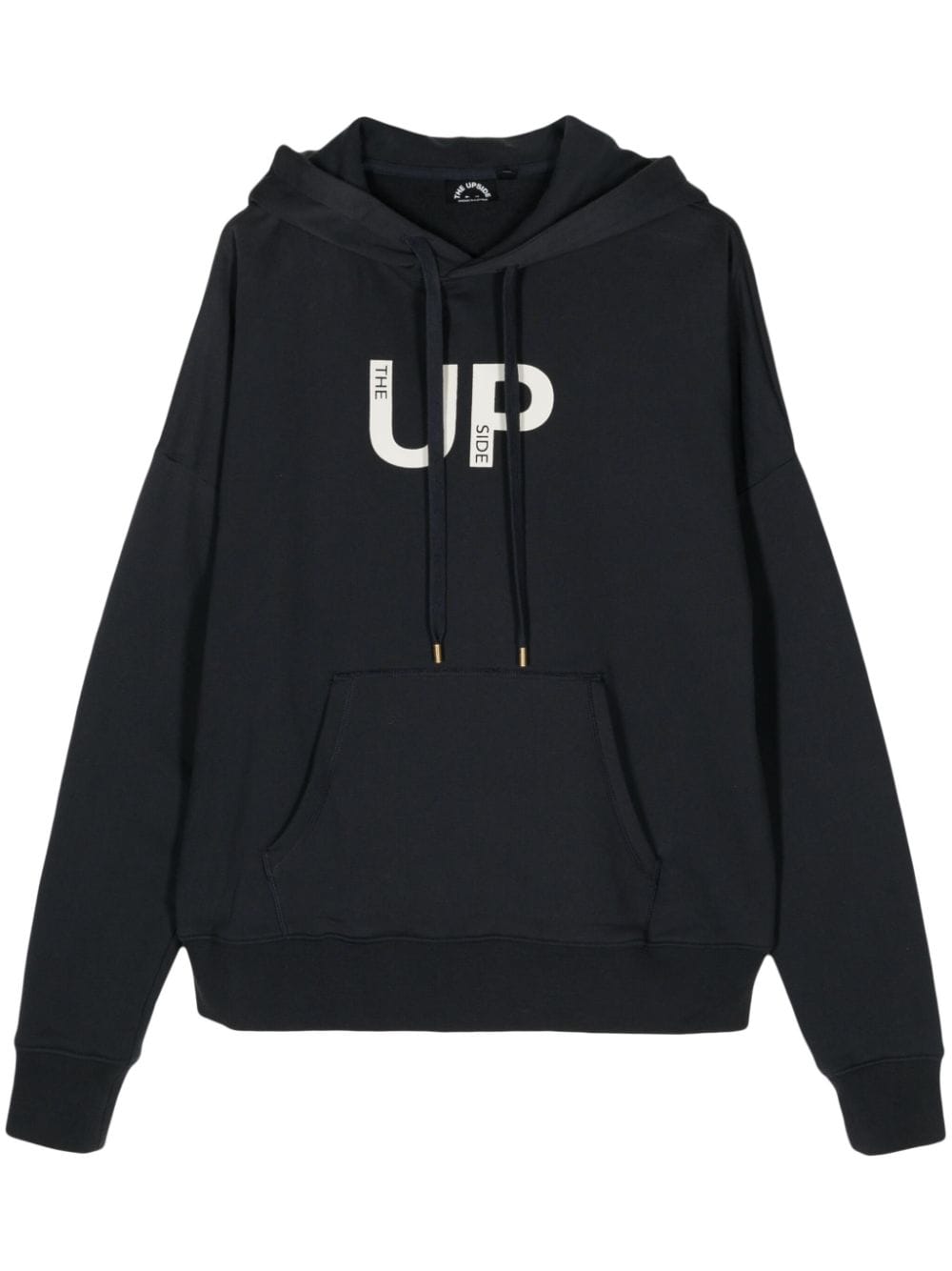 The Upside Koda logo-print organic cotton hoodie - Black von The Upside