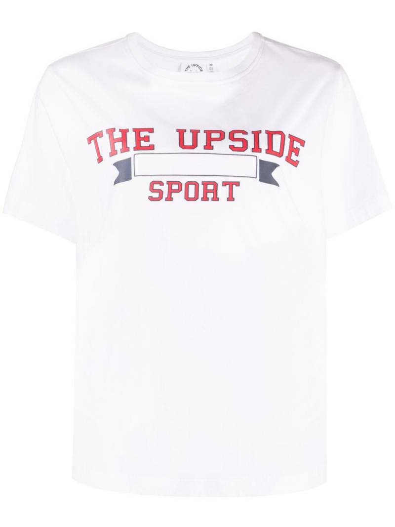 The Upside Raquette Jodhi logo-print T-shirt - White von The Upside
