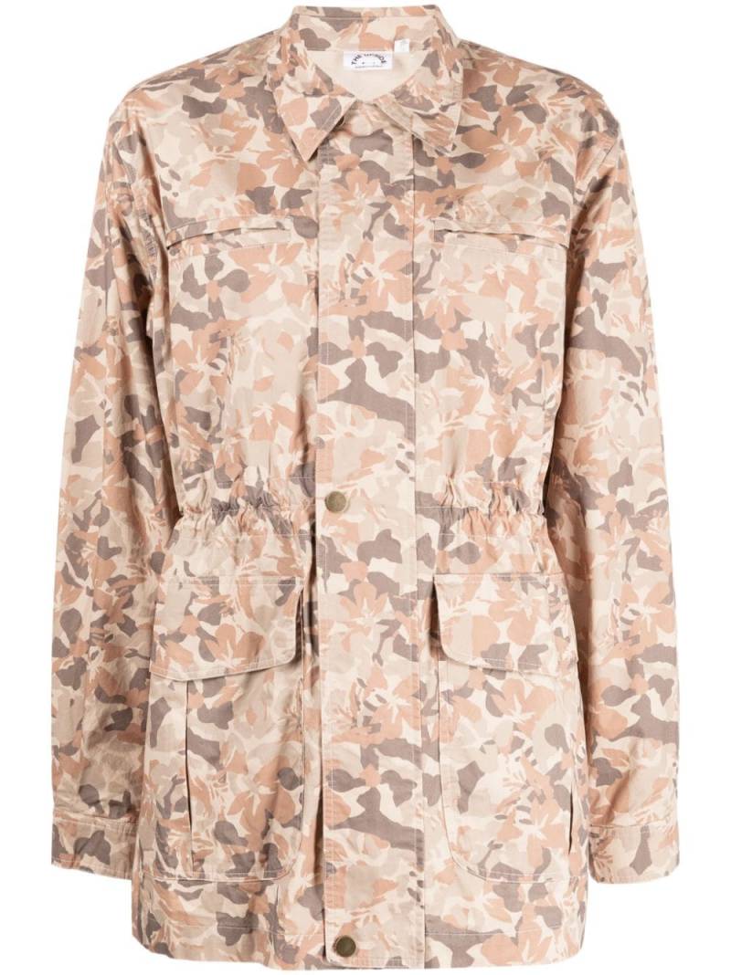 The Upside camouflage-print organic cotton jacket - Brown von The Upside