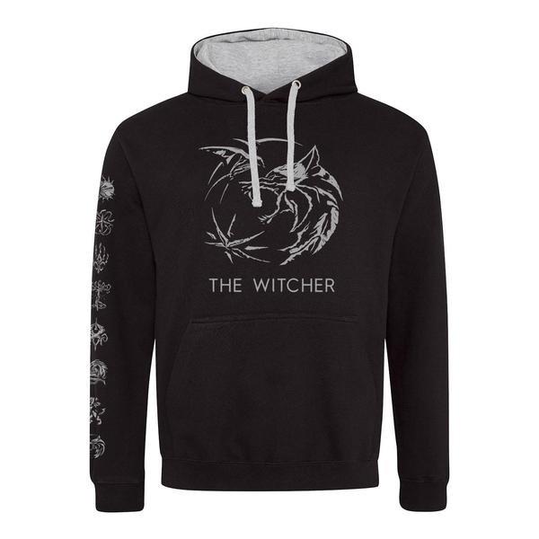 Hoodie Zum Überziehen Damen Schwarz S von The Witcher