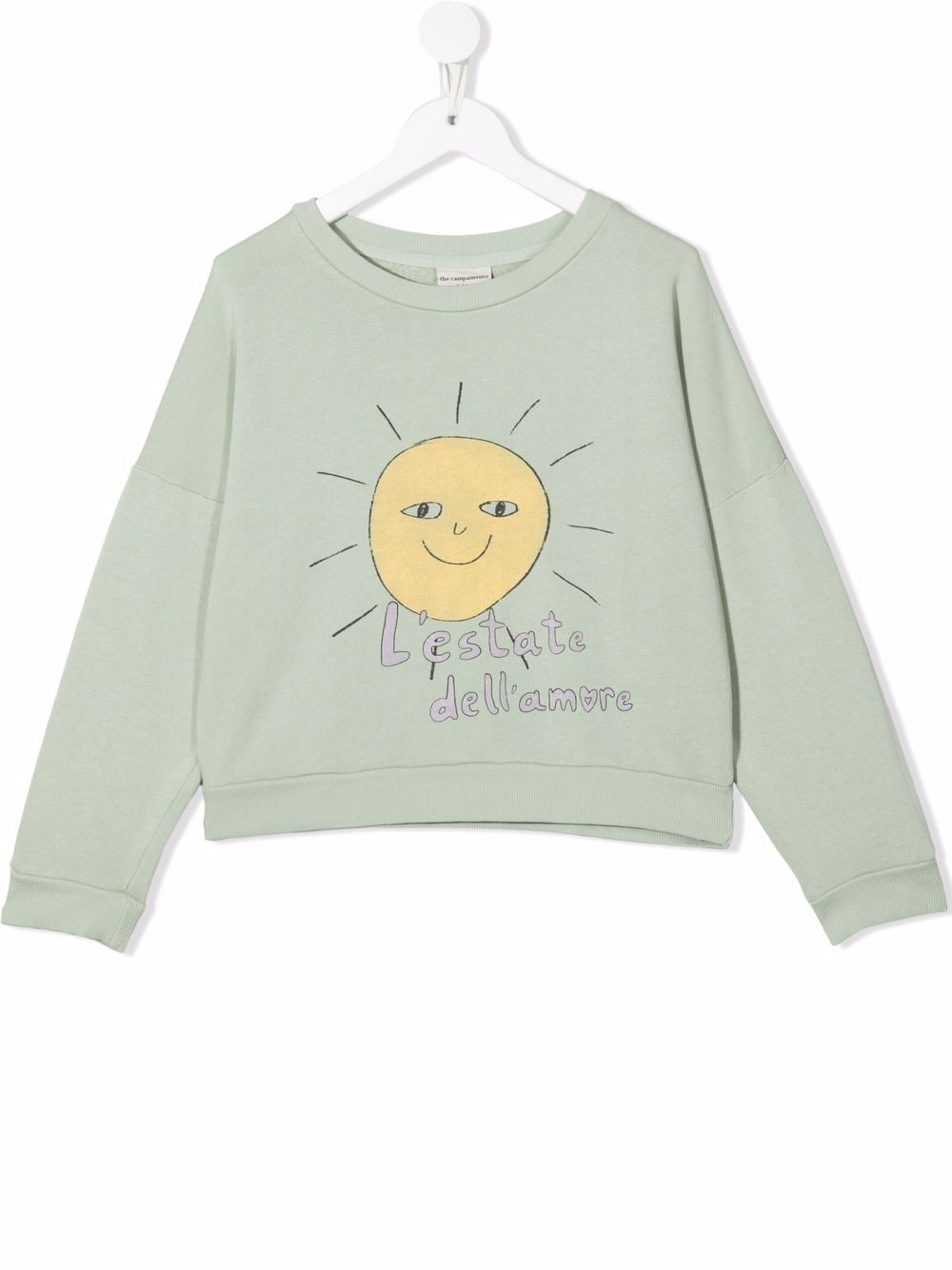 The campamento L'estate Dell'amore organic cotton sweatshirt - Green von The campamento