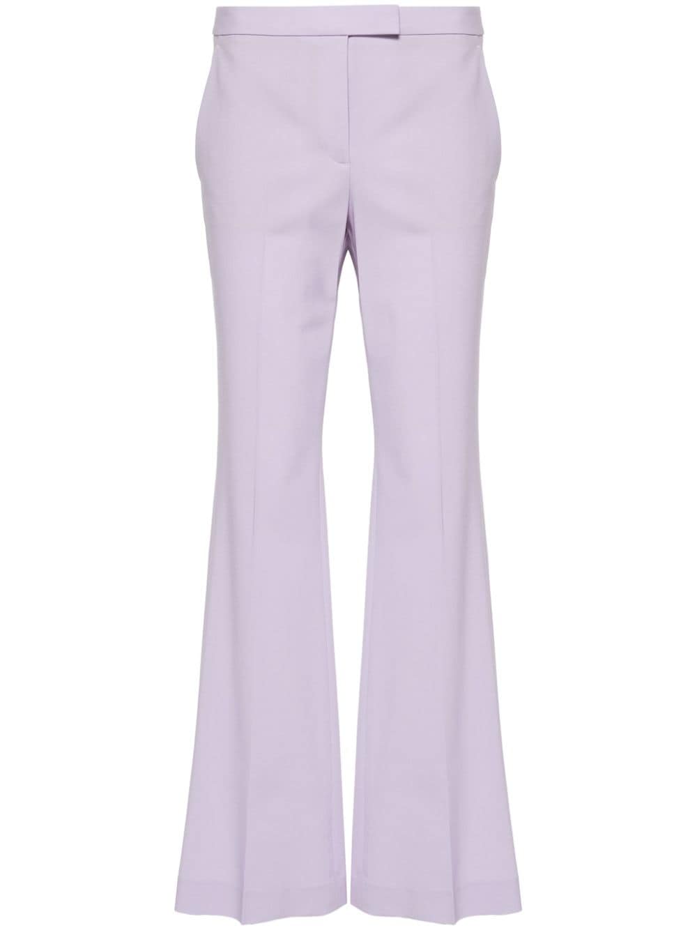 Theory Demitria low-rise flared trousers - Purple von Theory