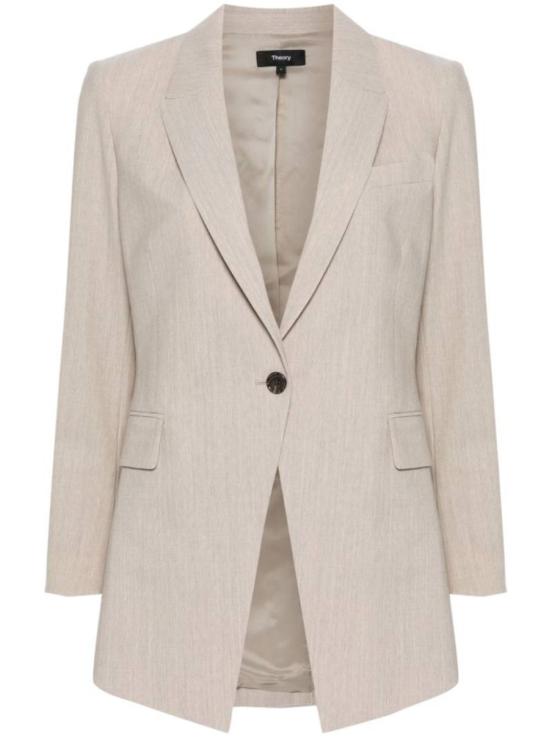 Theory Etiennette single-breasted blazer - Neutrals von Theory