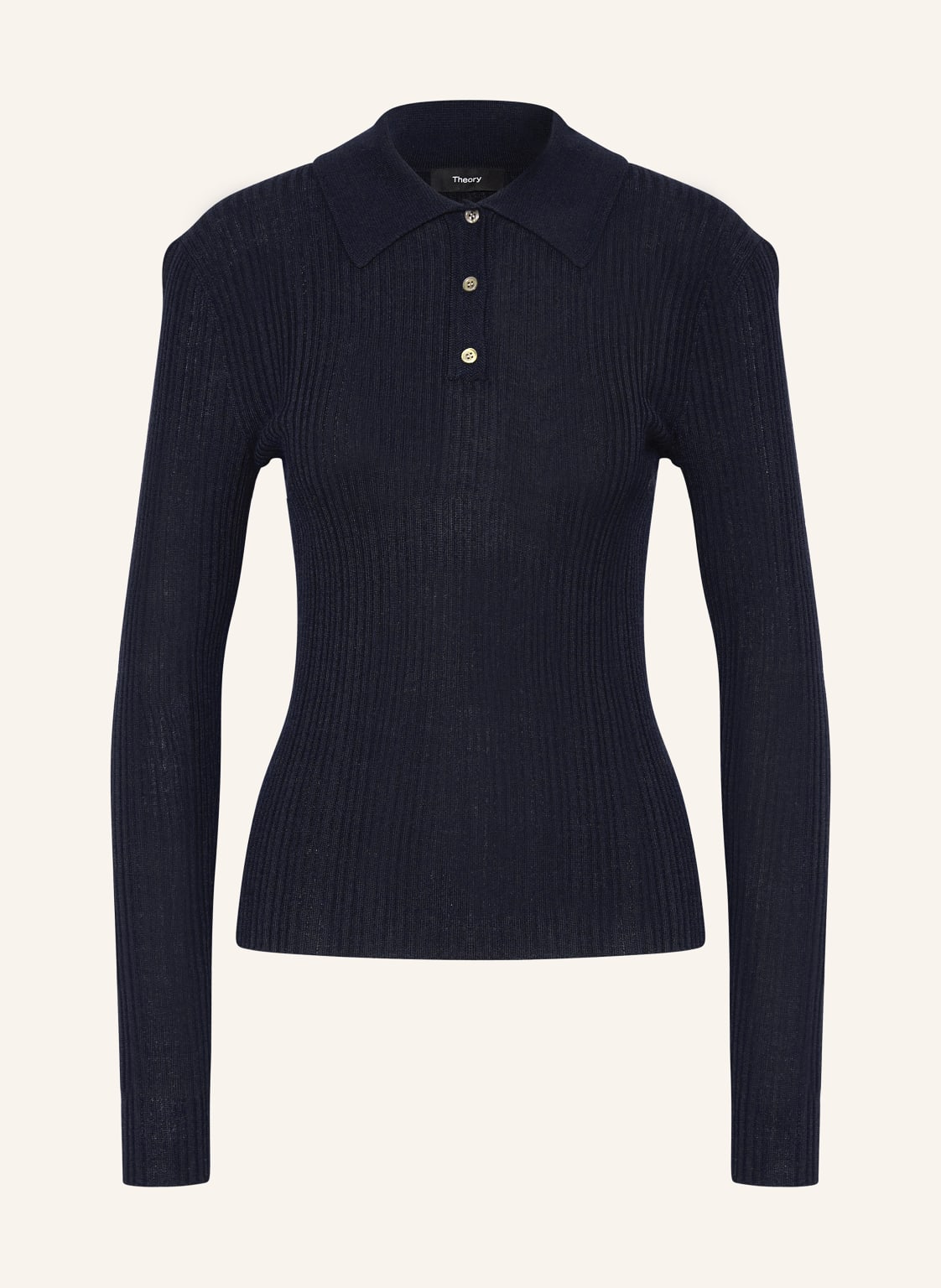 Theory Strick-Poloshirt blau von Theory