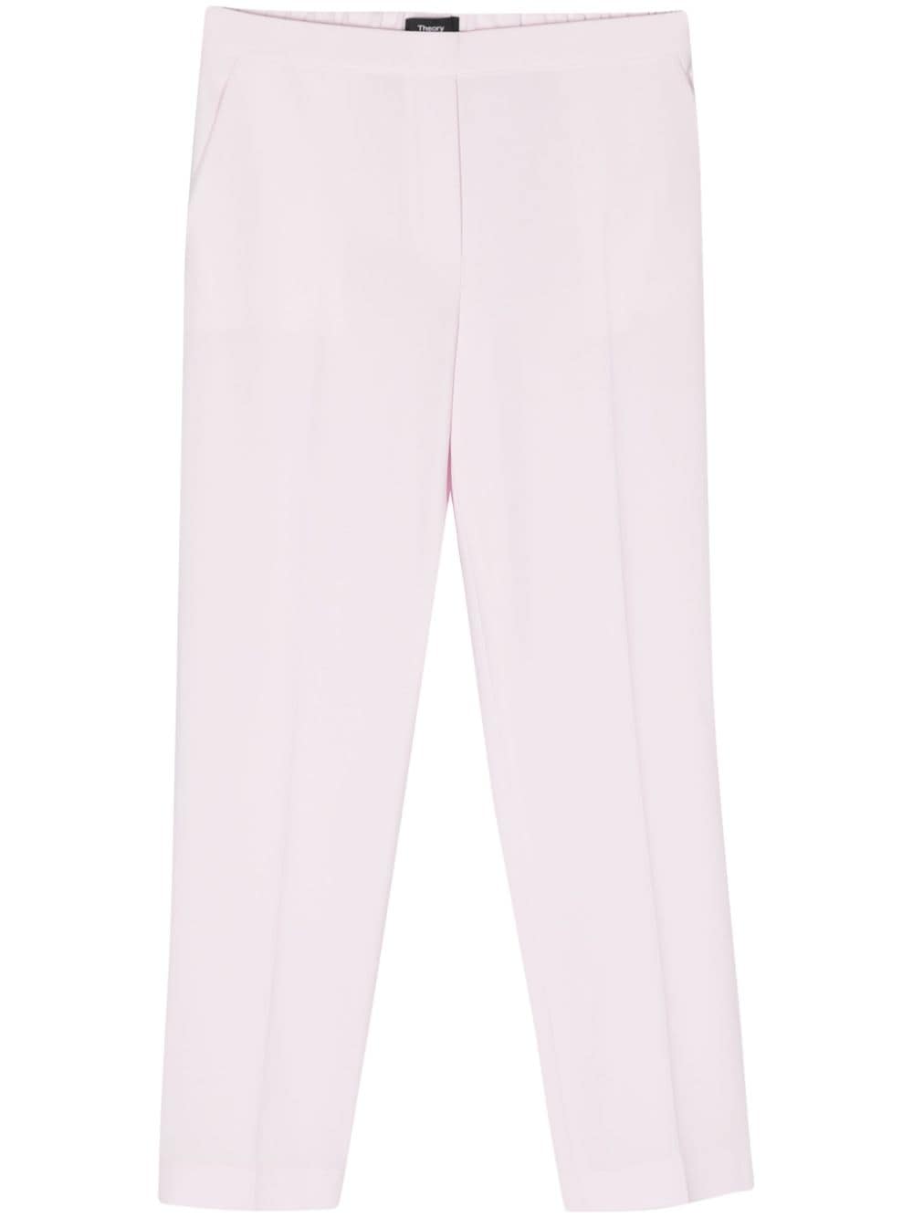Theory Treeca cropped trousers - Pink von Theory