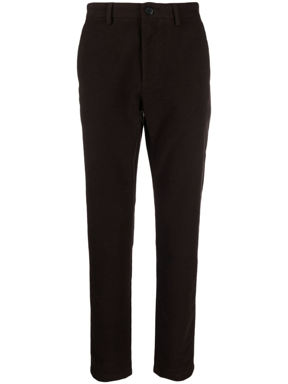 Theory Zaine velvet straight-leg trousers - Brown von Theory