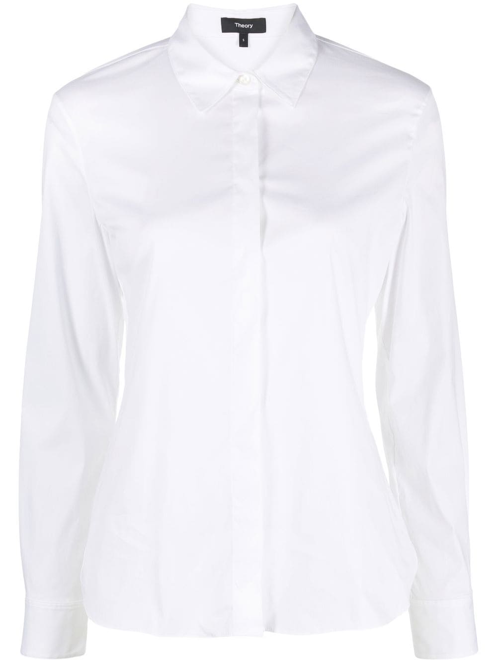 Theory concealed placket shirt - White von Theory