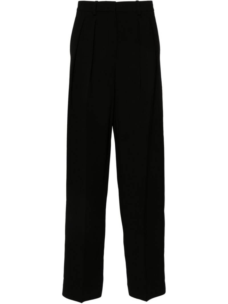 Theory crepe wide-leg trousers - Black von Theory