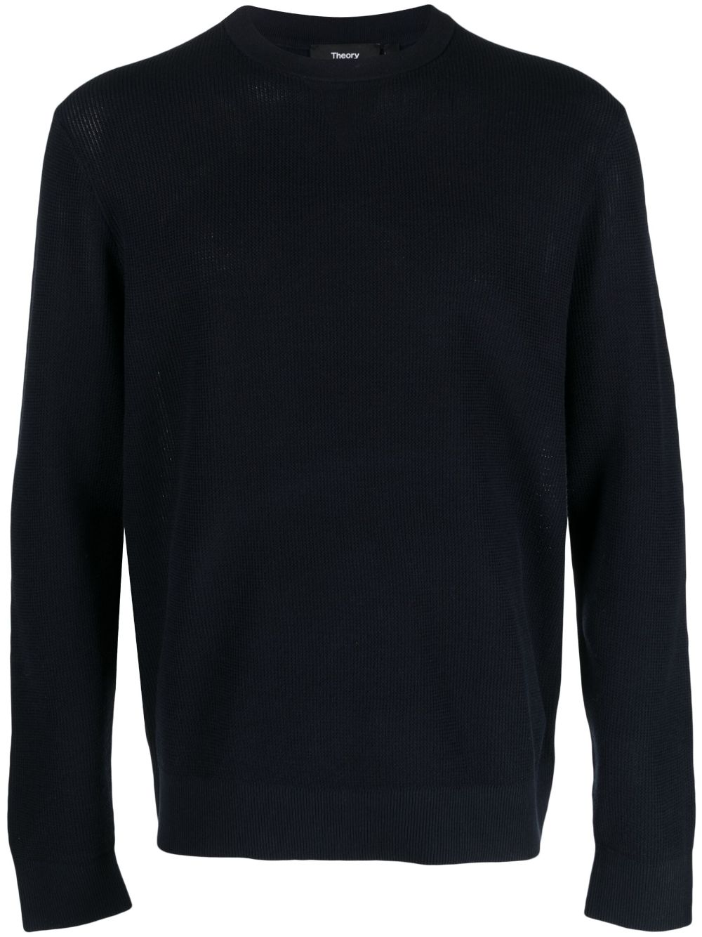 Theory crew-neck long-sleeve jumper - Blue von Theory