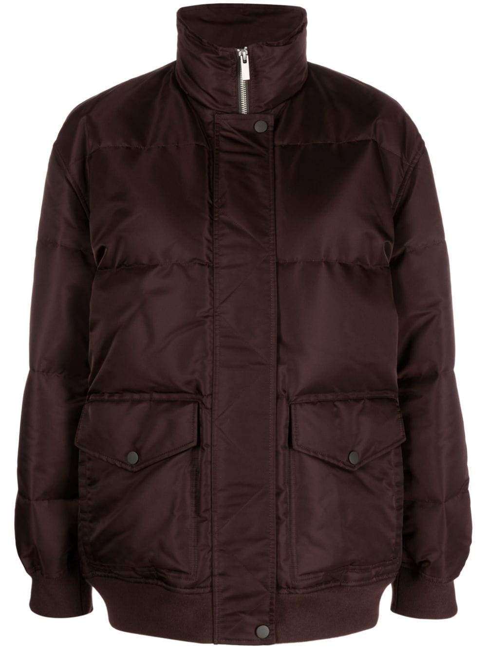 Theory funnel-neck down puffer jacket - Brown von Theory