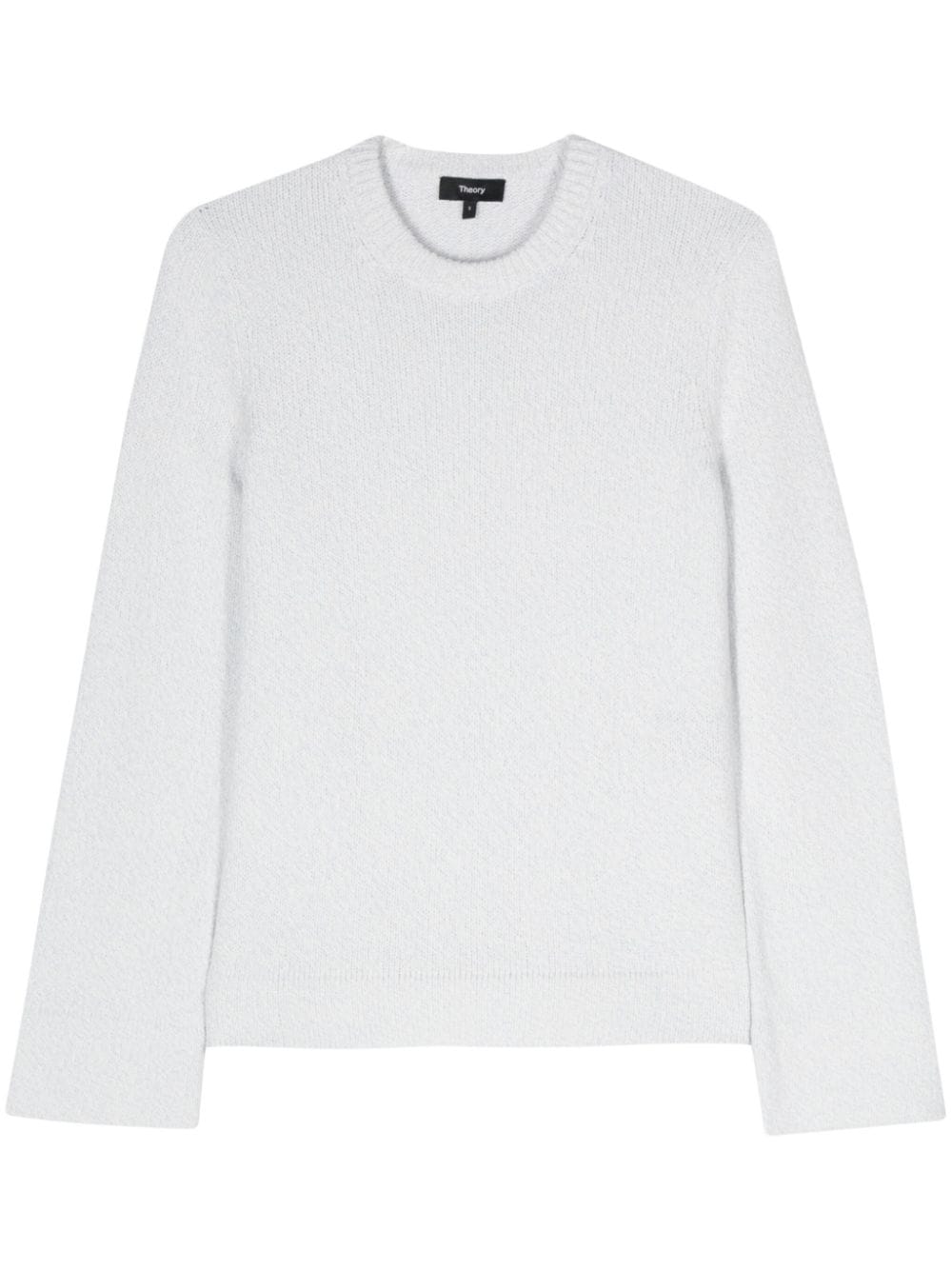 Theory long-sleeve bouclé jumper - Blue von Theory