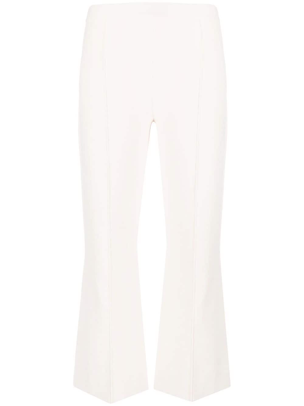 Theory mid-rise cropped trousers - White von Theory