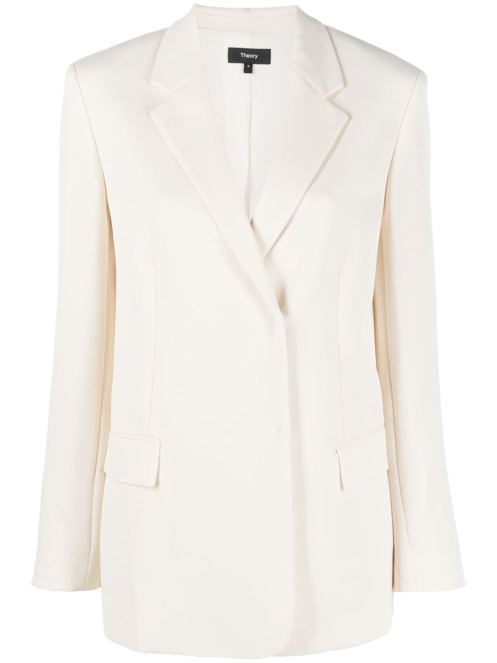 Theory notched-lapel single-breasted blazer - Neutrals von Theory