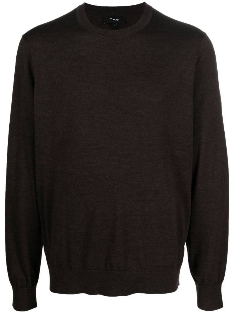 Theory round-neck knit jumper - Brown von Theory