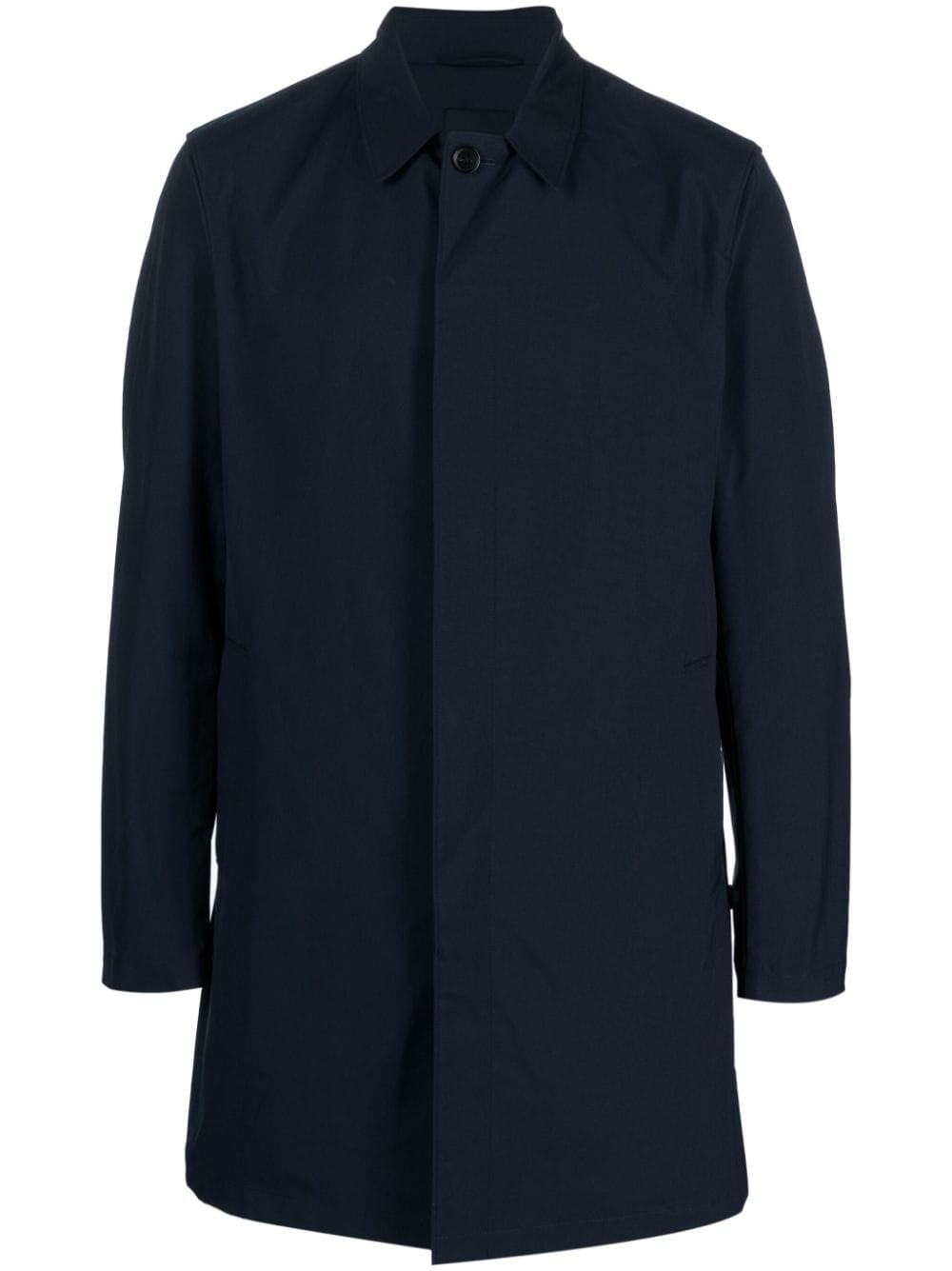 Theory single-breasted cotton coat - Blue von Theory