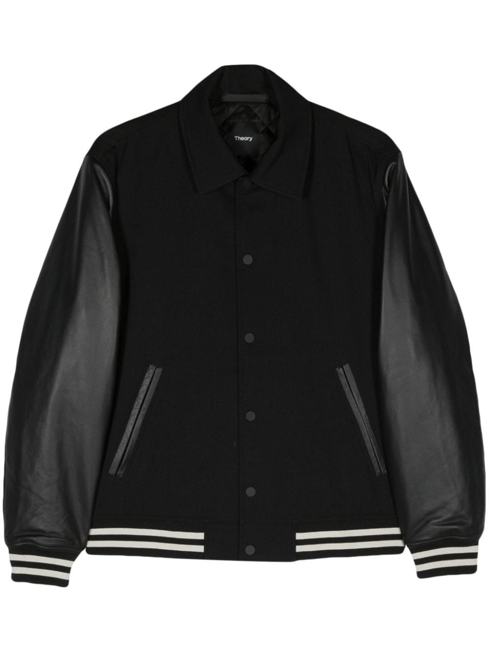 Theory spread-collar bomber jacket - Black von Theory