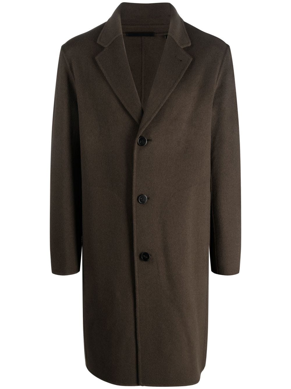 Theory wool-blend single-breasted coat - Green von Theory