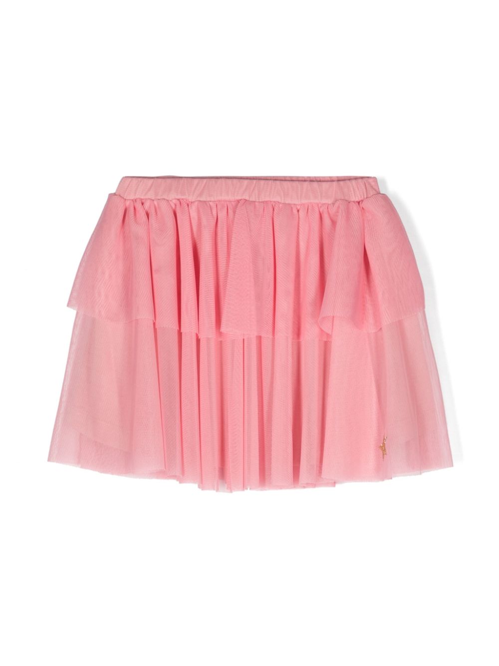 There Was One Kids ruffled tulle tiered skirt - Pink von There Was One Kids