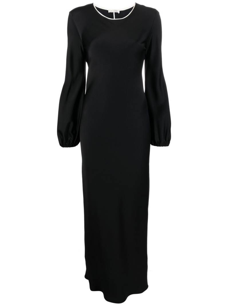 There Was One long-sleeve maxi dress - Black von There Was One