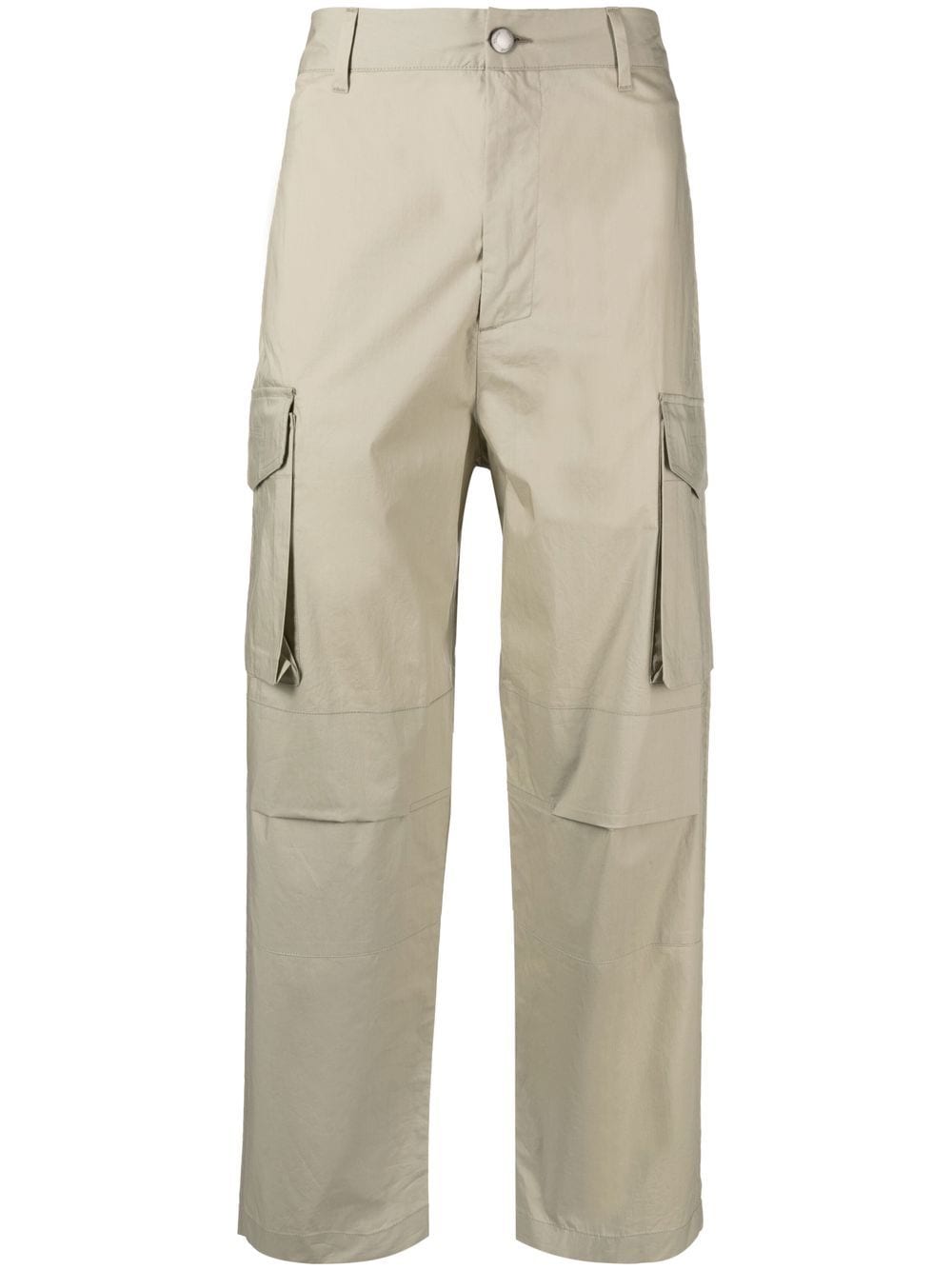 There Was One cotton cargo trousers - Neutrals von There Was One