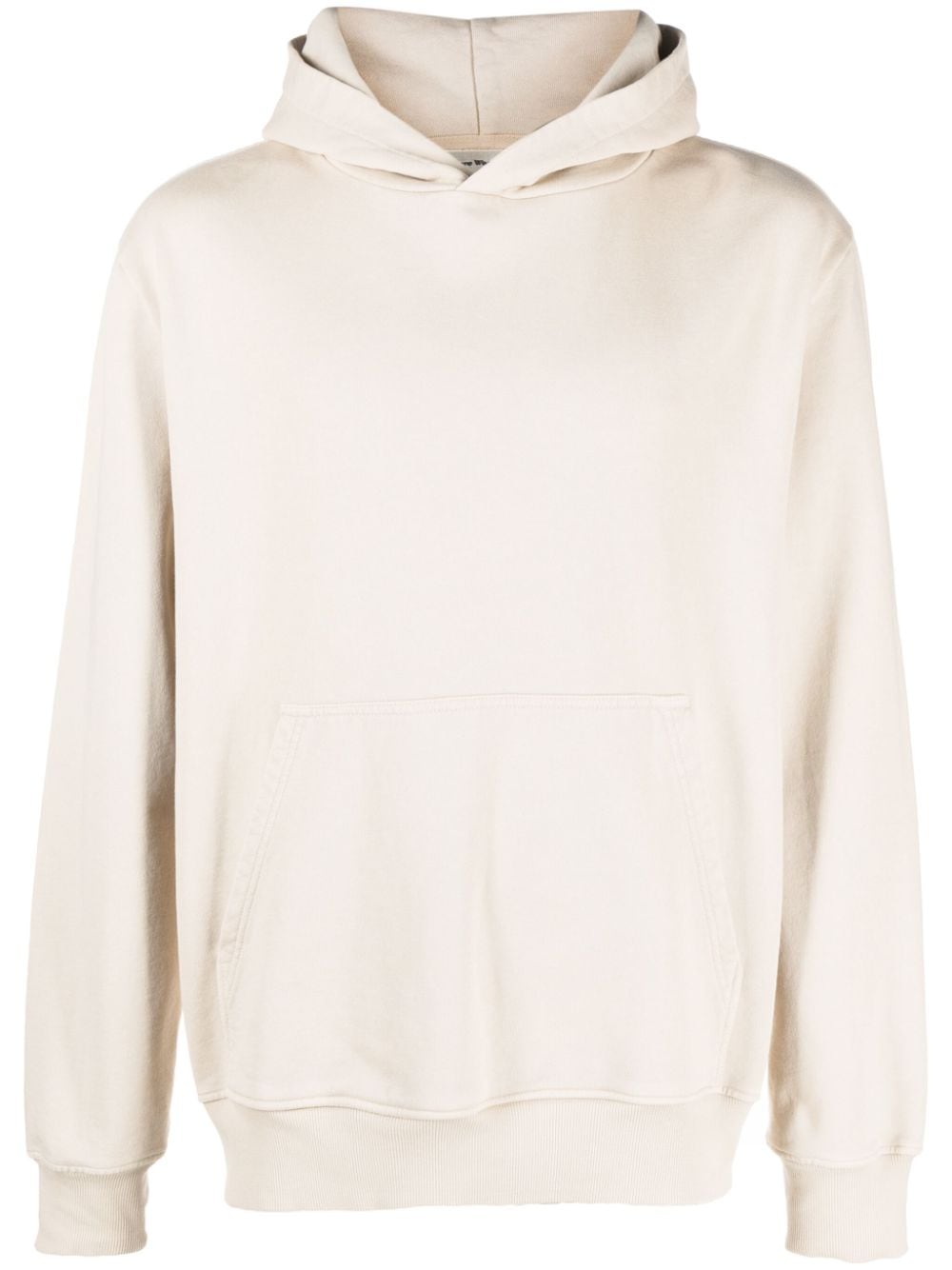 There Was One cotton-jersey hoodie - Neutrals von There Was One