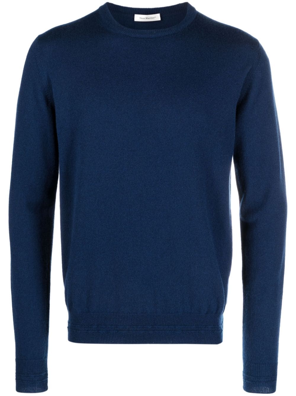 There Was One crew-neck cashmere jumper - Blue von There Was One