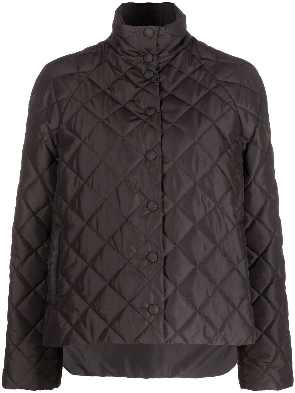There Was One diamond-quilted lightweight padded jacket - Black von There Was One