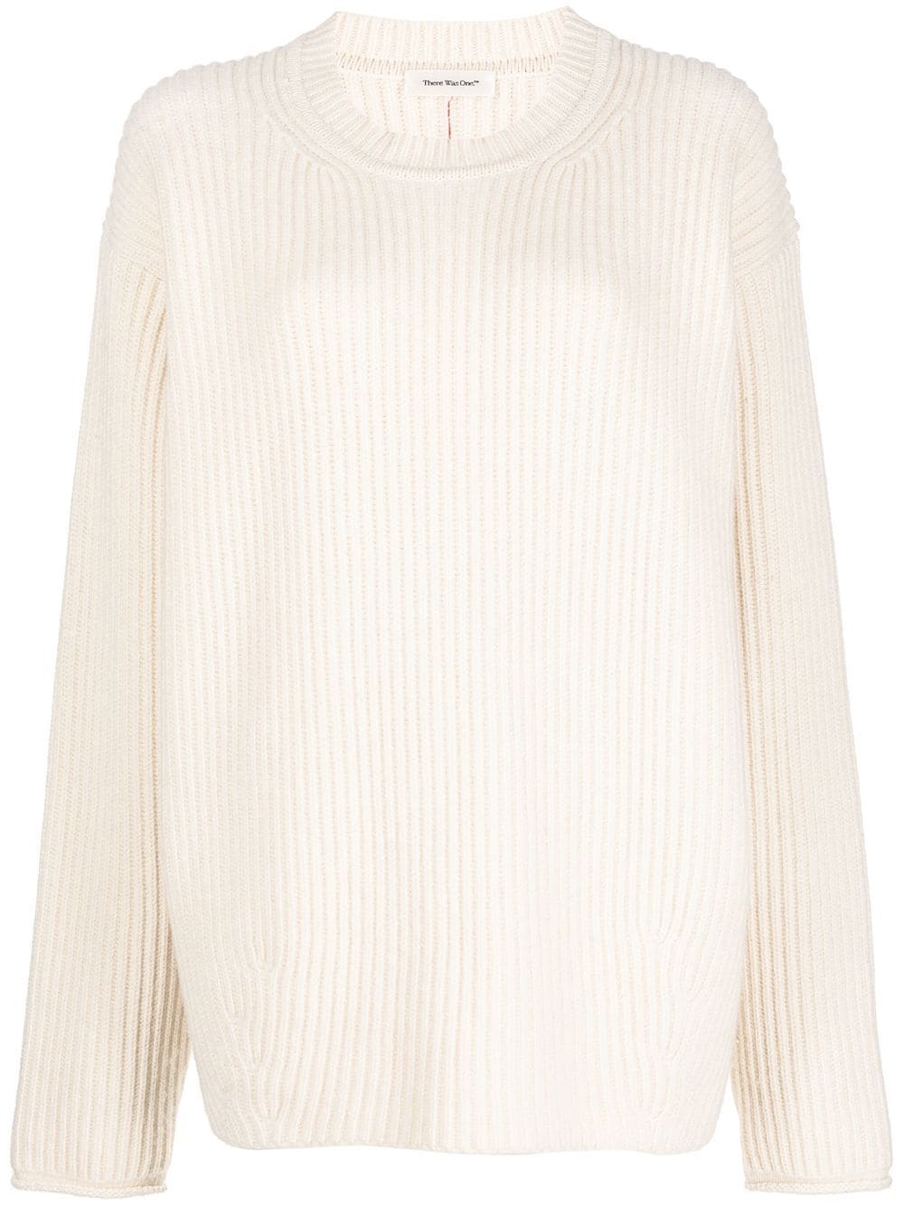 There Was One drop-shoulder ribbed jumper - Neutrals von There Was One