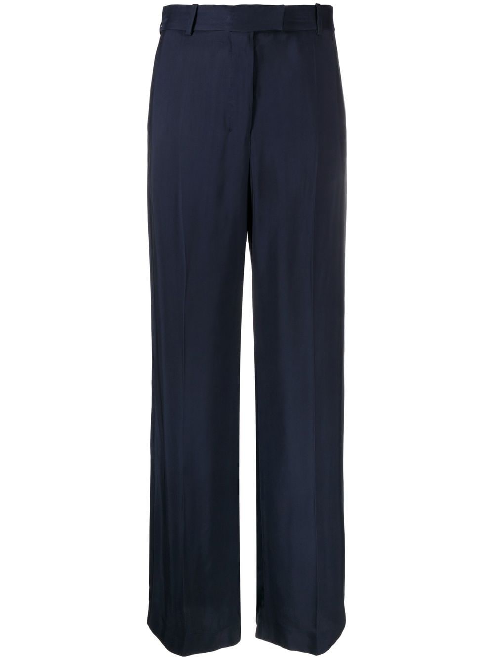 There Was One high-waist straight-leg trousers - Blue von There Was One