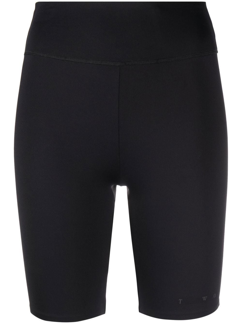 There Was One high-waisted cycling shorts - Black von There Was One