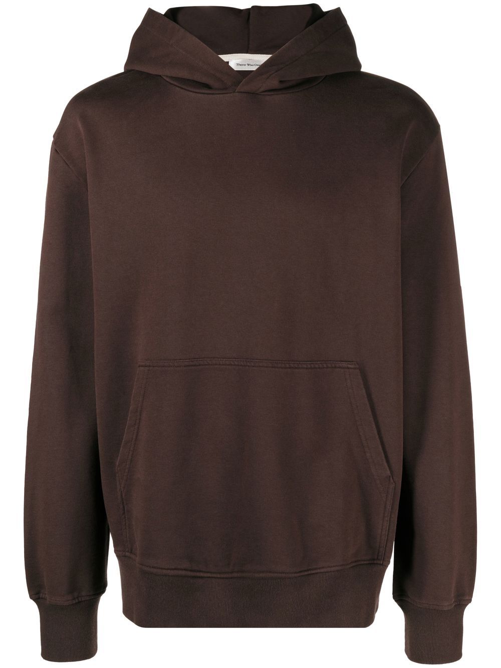 There Was One logo-print cotton hoodie - Brown von There Was One