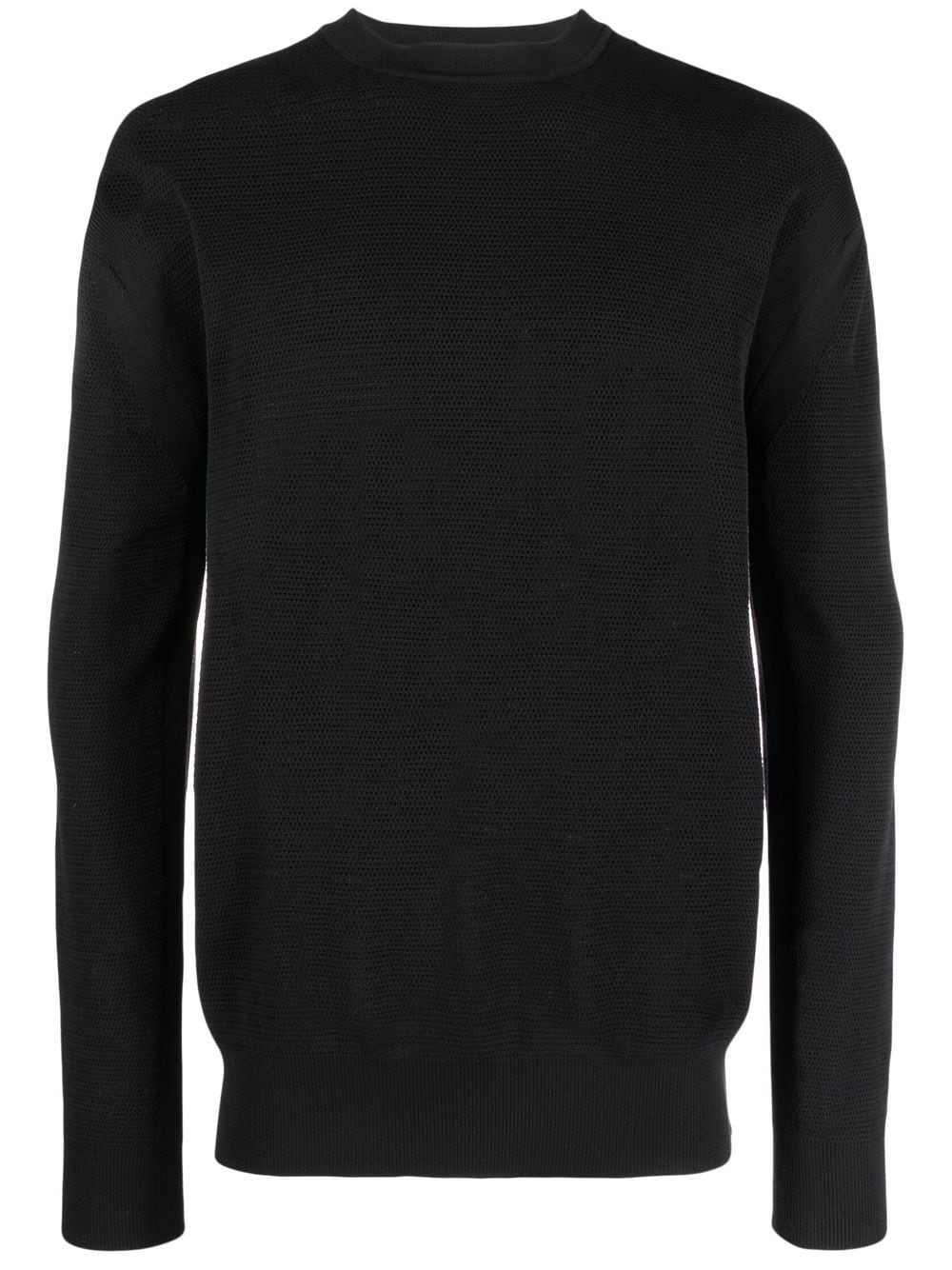 There Was One long-sleeve crew-neck jumper - Black von There Was One