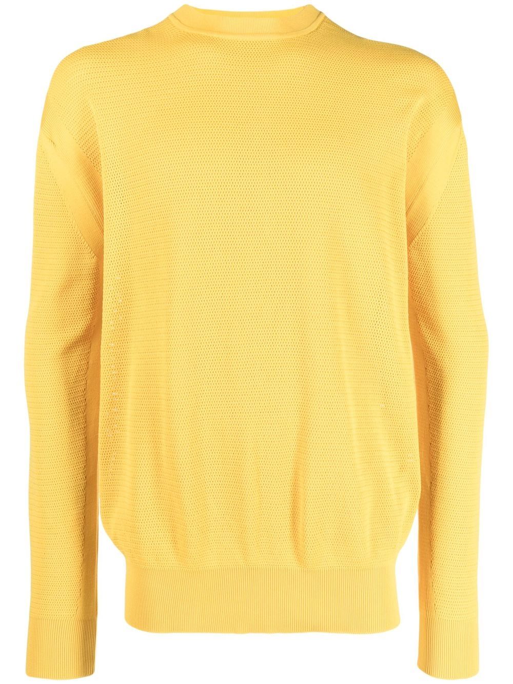 There Was One long-sleeve crew-neck jumper - Yellow von There Was One