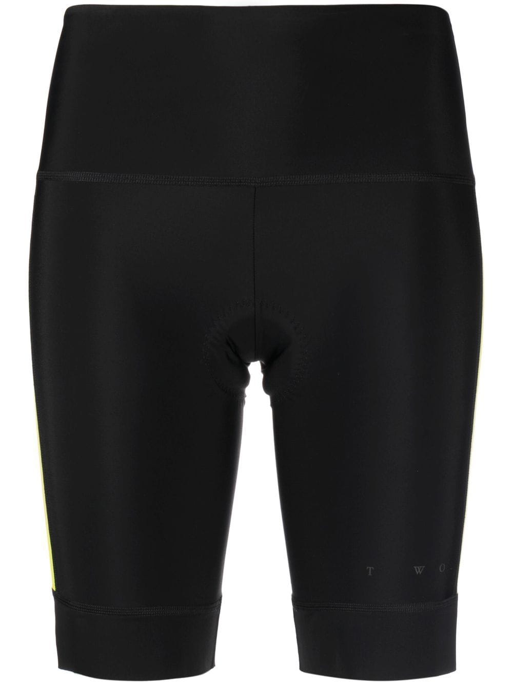 There Was One panelled cycling shorts - Black von There Was One