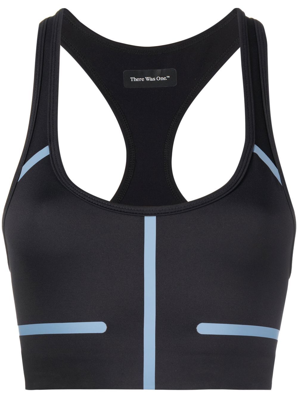 There Was One racerback sports bra - Black von There Was One