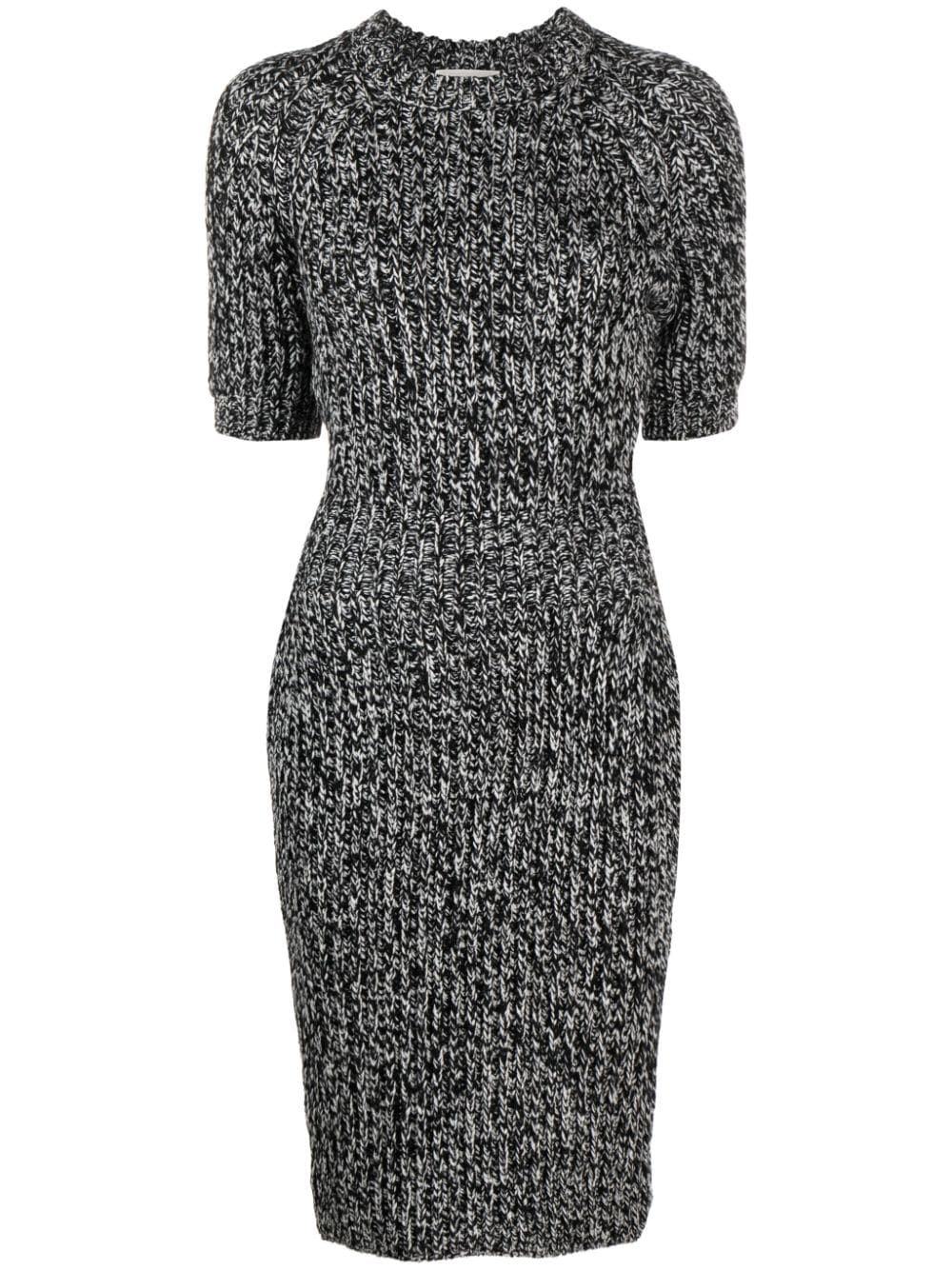 There Was One ribbed-knit wool midi dress - White von There Was One