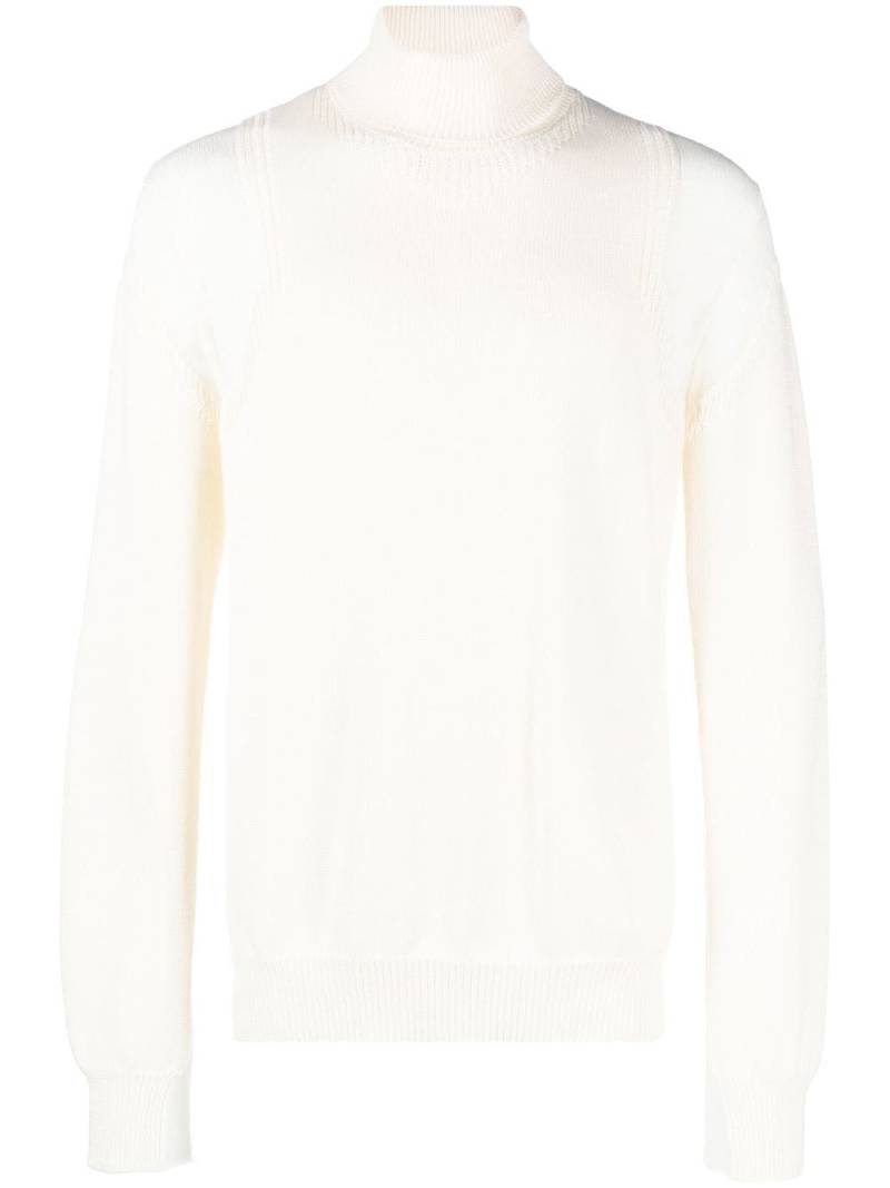 There Was One roll-neck cotton jumper - Neutrals von There Was One