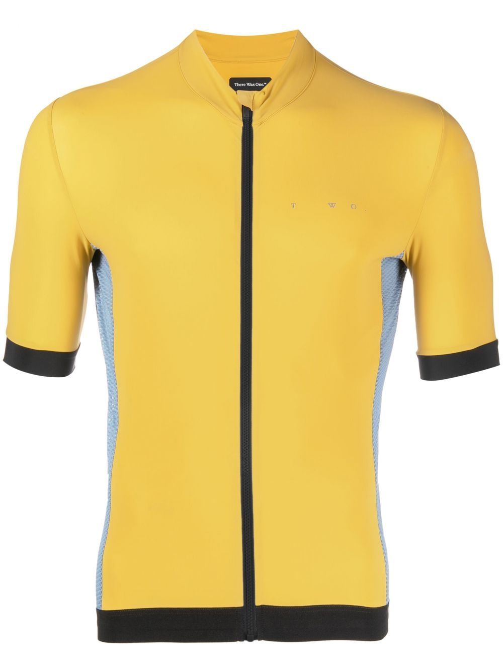 There Was One short-sleeved zip-up cycling top - Yellow von There Was One