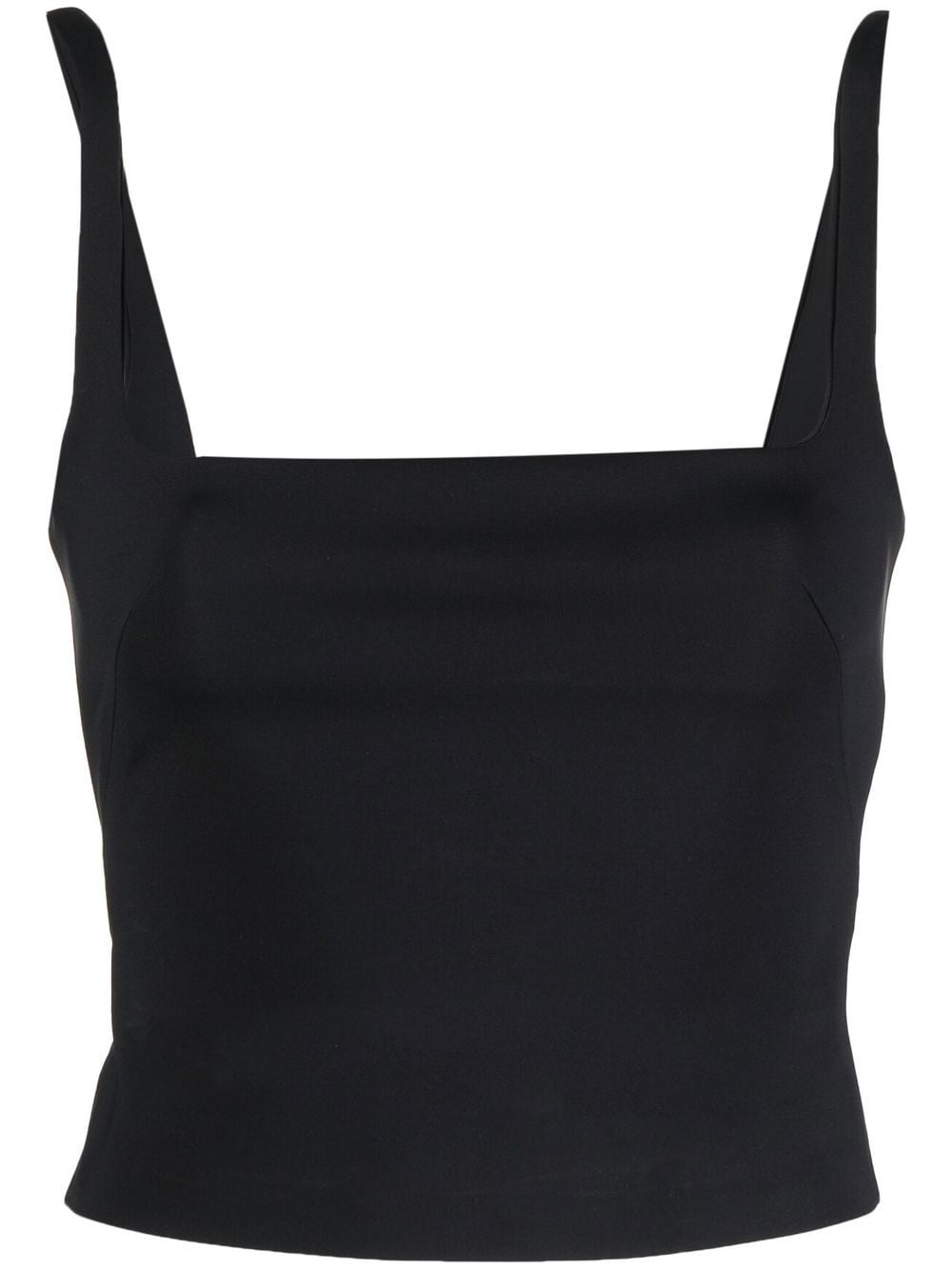 There Was One square neck vest top - Black von There Was One