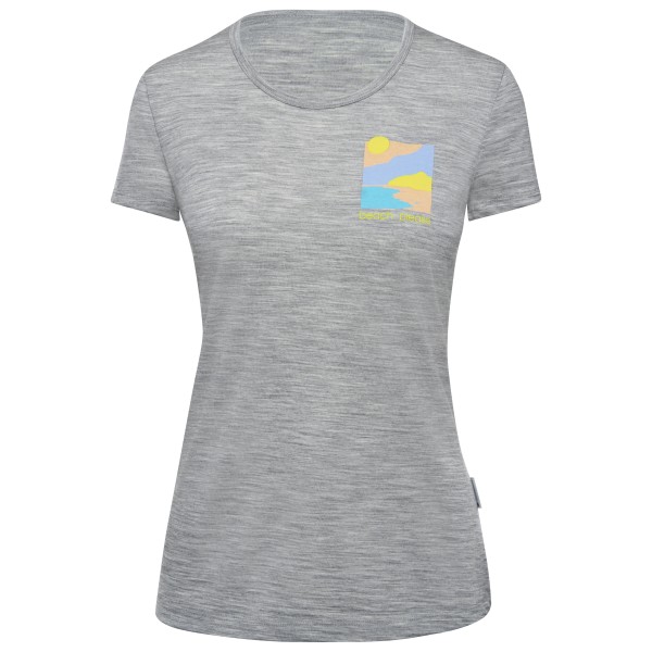 Thermowave - Women's Merino Cooler Trulite T-Shirt Beach Please - Merinoshirt Gr XL grau von Thermowave