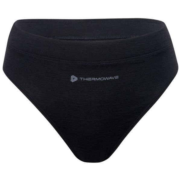 Thermowave - Women's Merino Life Briefs High Waist - Merinounterwäsche Gr M schwarz von Thermowave