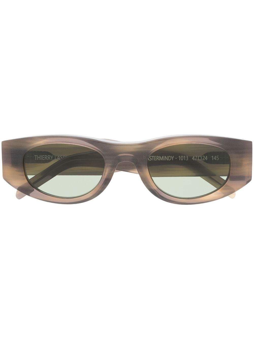 Thierry Lasry Mastermindy oval-frame sunglasses - Green von Thierry Lasry