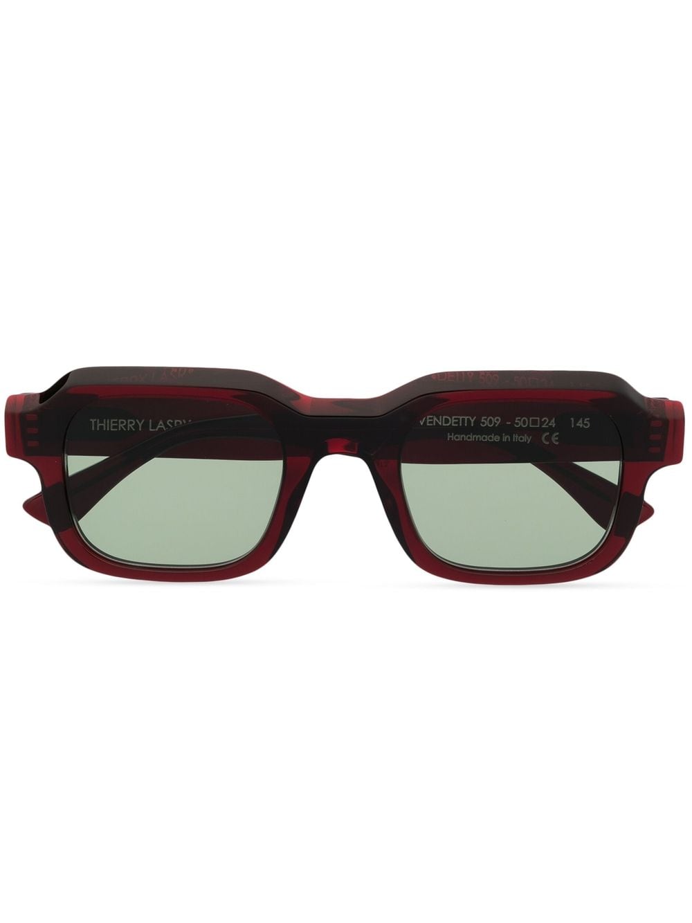 Thierry Lasry Vendetty square-frame sunglasses - Red von Thierry Lasry