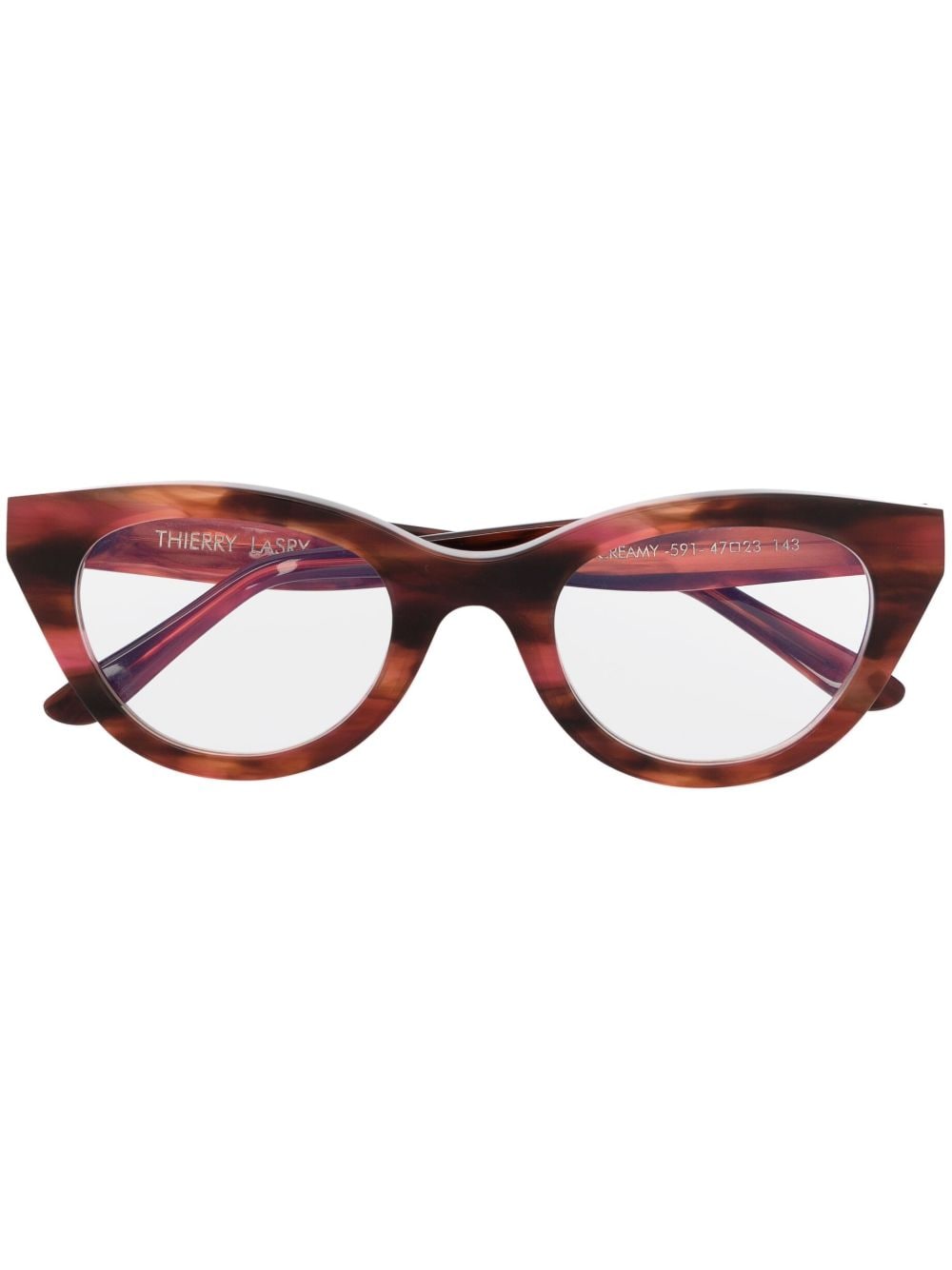 Thierry Lasry cat-eye frame glasses - Brown von Thierry Lasry
