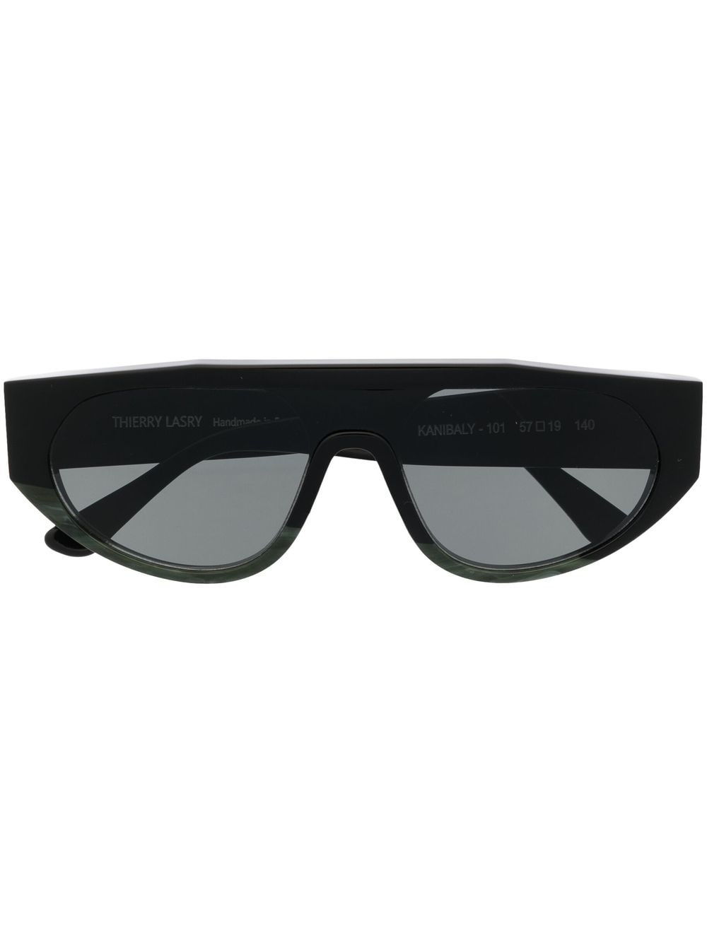 Thierry Lasry oversize arms sunglasses - Black von Thierry Lasry