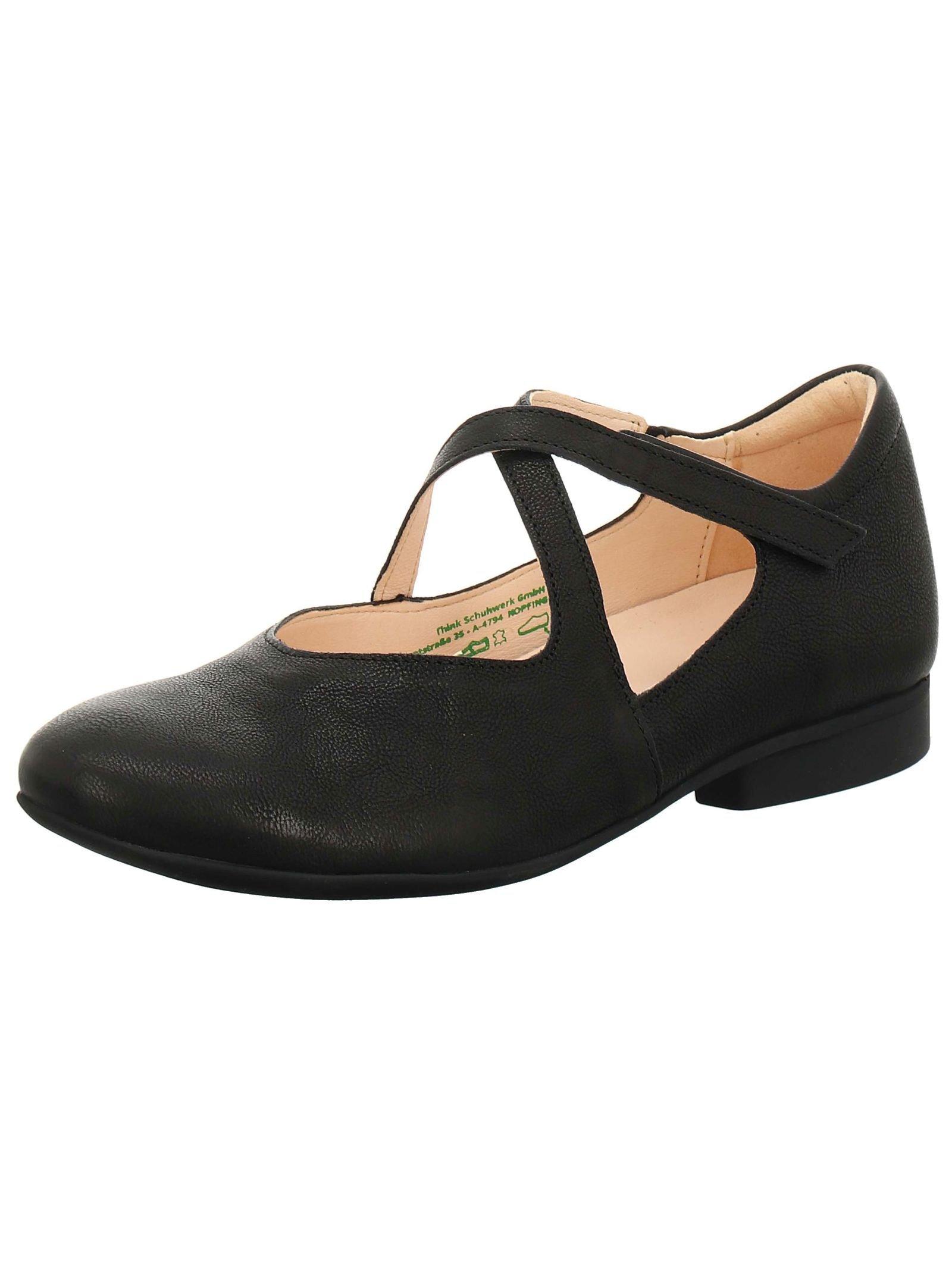 Ballerinas Damen Schwarz 38.5 von Think