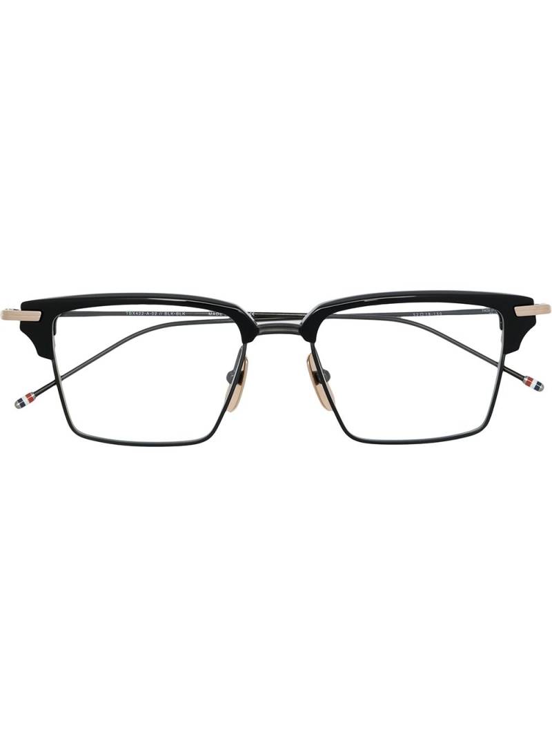 Thom Browne Eyewear TB422 wayfarer-frame glasses - Black von Thom Browne Eyewear