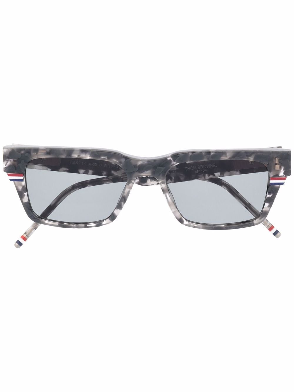 Thom Browne Eyewear TB714 tortoiseshell-effect sunglasses - Grey von Thom Browne Eyewear