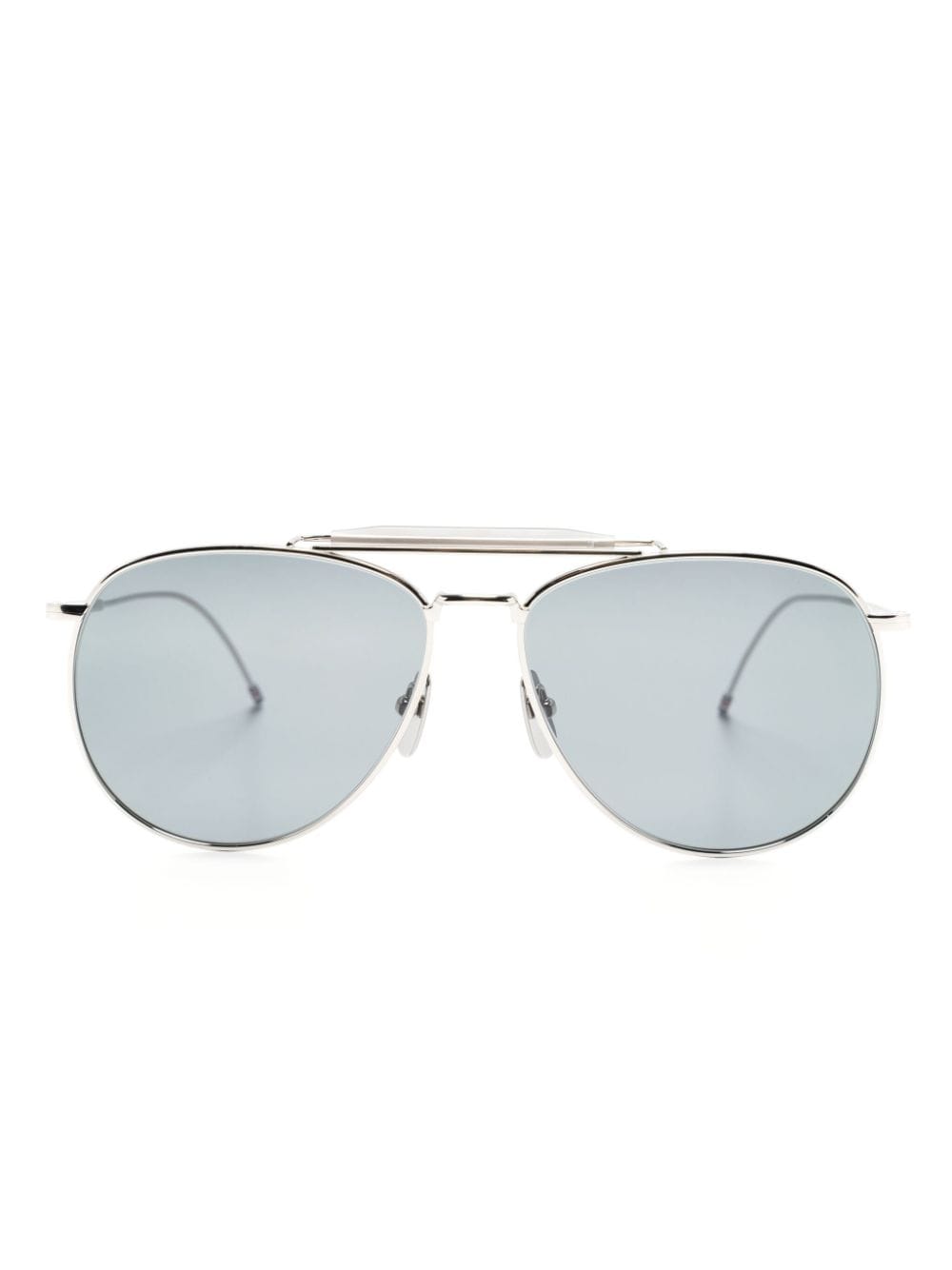 Thom Browne Eyewear pilot-frame sunglasses - Silver von Thom Browne Eyewear